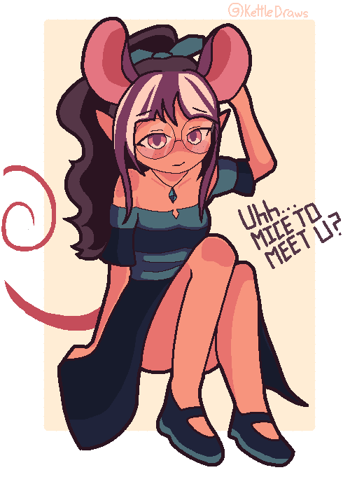 KettleDraws's tweet image. New mice OC just dropped