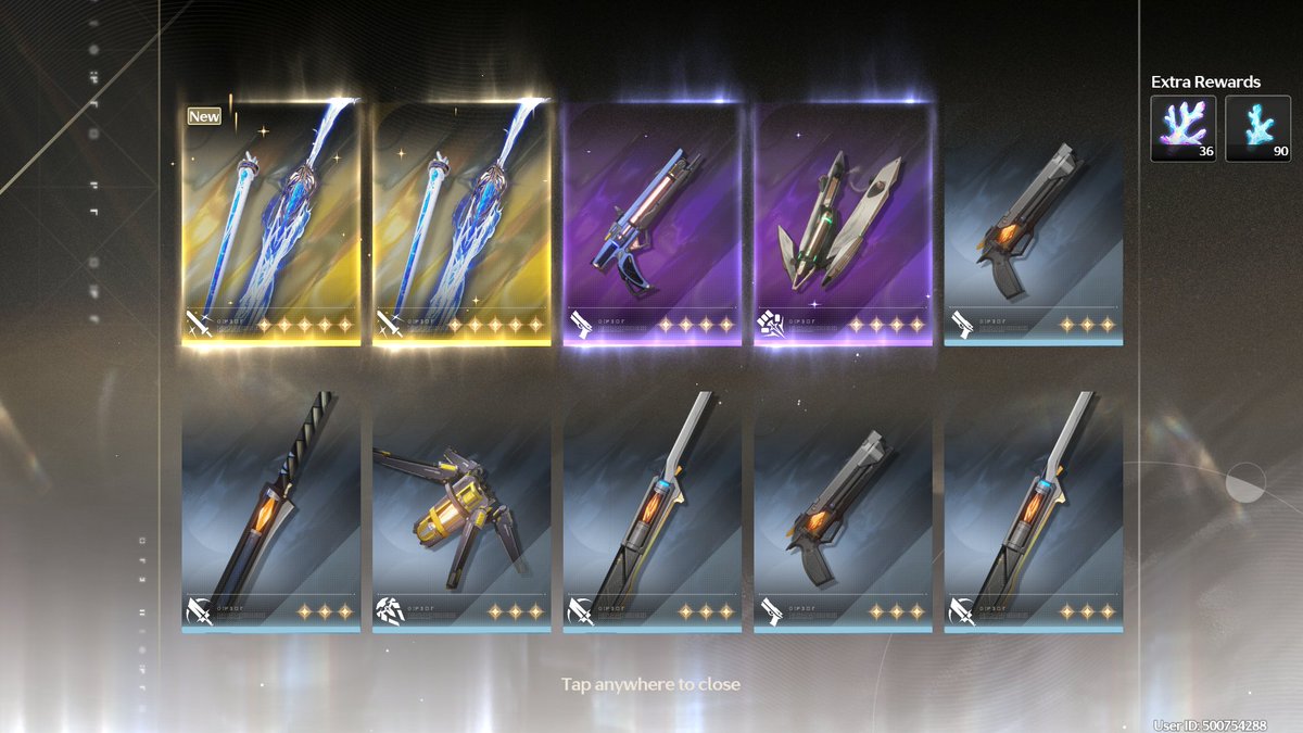 CfaiAlter's tweet image. Uhhh... I want to try my first 10 weapons first before rolling for Cartethyia... and this happened...

Guess I&apos;m early on running out of luck in the year 🧐

 #WutheringWaves  #鳴潮 #Cartethyia