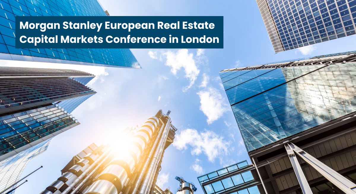 Today, Jean-Pierre Hanin, CEO, Jean Kotarakos, CFO, and Lynn Nachtergaele, Head of IR, will engage with a dozen institutional investors at the Morgan Stanley European Real Estate Capital Markets Conference in London.
#Cofinimmo #TogetherInRealEstate #MorganStanley