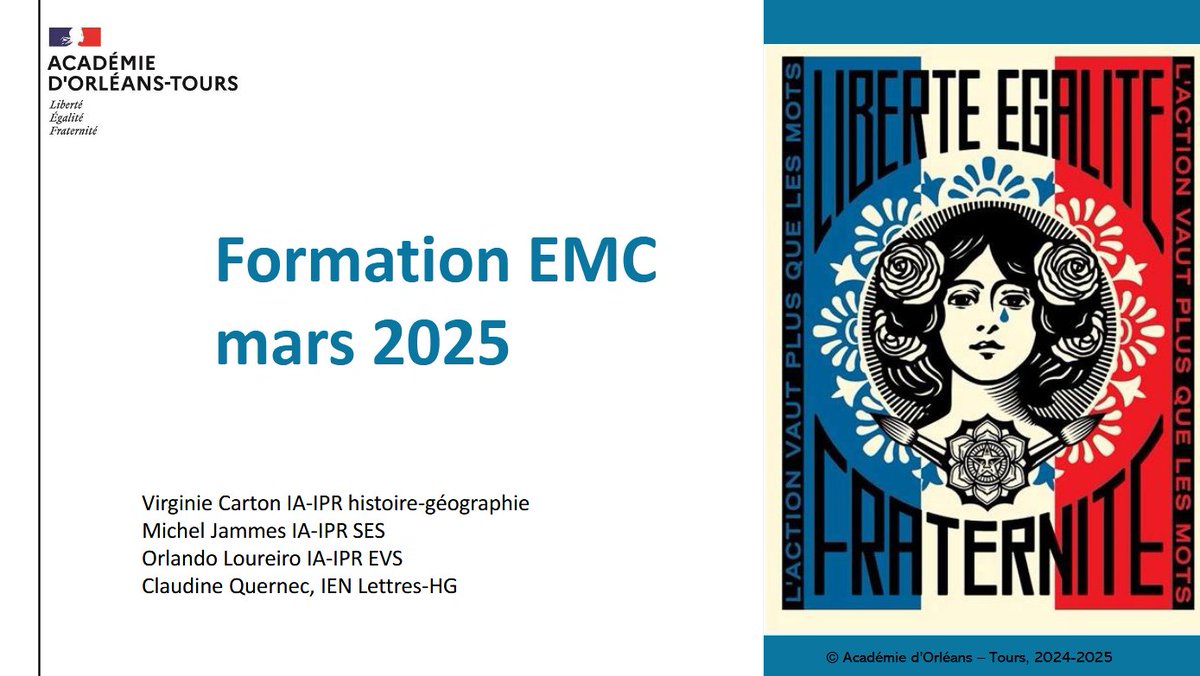 [Formation] Mettre en oeuvre les nouveaux programmes d’EMC au collège: Diaporamas présentés lors des journées de formations et propositions de mises en œuvre.
pedagogie.ac-orleans-tours.fr/spip.php?artic…