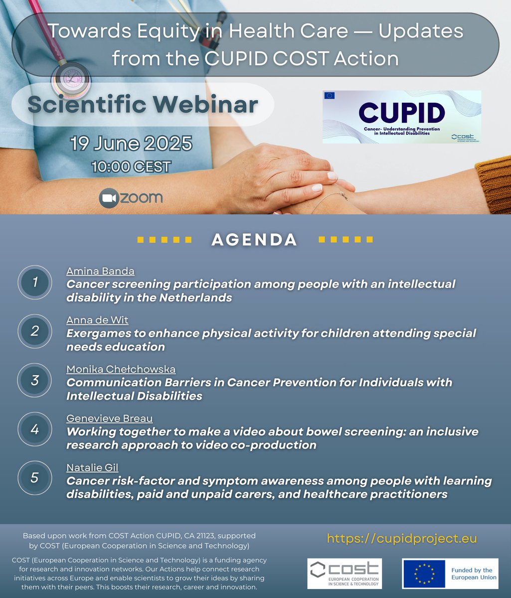 Only a few days left to register for the free #CUPID #webinar! Don't miss out—secure your spot today!
forms.gle/BGRVhSwx16m79w…