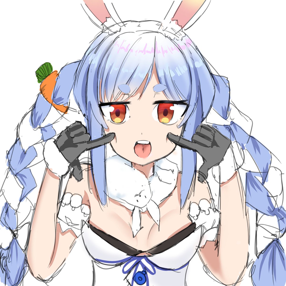 Kotimisu's tweet image. Day 10 pekora old art again as I'm still waiting to get new drawings pen