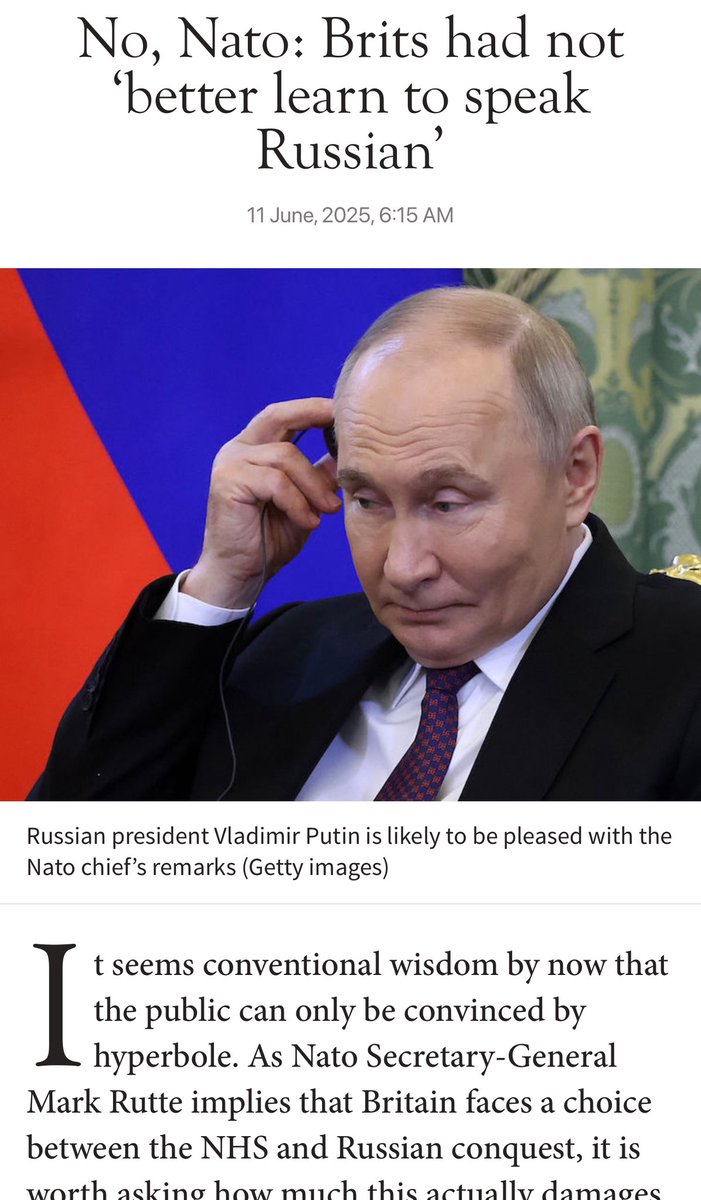 James Woudhuysen (@jameswoudhuysen) on Twitter photo Let's panic about #defence? "The line is that the masses neither want nor grasp nuance. But this dangerous, elitist nonsense is precisely why democracies are in crisis, and why cynicism is on the rise."
The fab <a href="/MarkGaleotti/">Mark Galeotti</a> nails it. RECOMMENDED spectator.co.uk/article/no-nat… Let's panic about #defence? "The line is that the masses neither want nor grasp nuance. But this dangerous, elitist nonsense is precisely why democracies are in crisis, and why cynicism is on the rise."
The fab <a href="/MarkGaleotti/">Mark Galeotti</a> nails it. RECOMMENDED spectator.co.uk/article/no-nat…