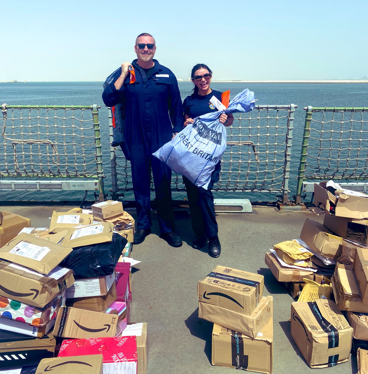Royal Navy Police (@royalnavypolice) on Twitter photo Did you know? 📩
A secondary role for our Royal Navy Police team’s when at sea on HM Ships is arranging the Ships mail.
This is a particularly important task when deployed overseas like <a href="/HMSDauntless/">HMS Dauntless</a> on #CSG25 🇬🇧
If only Amazon parcels arrived next day when deployed! 📦 Did you know? 📩
A secondary role for our Royal Navy Police team’s when at sea on HM Ships is arranging the Ships mail.
This is a particularly important task when deployed overseas like <a href="/HMSDauntless/">HMS Dauntless</a> on #CSG25 🇬🇧
If only Amazon parcels arrived next day when deployed! 📦