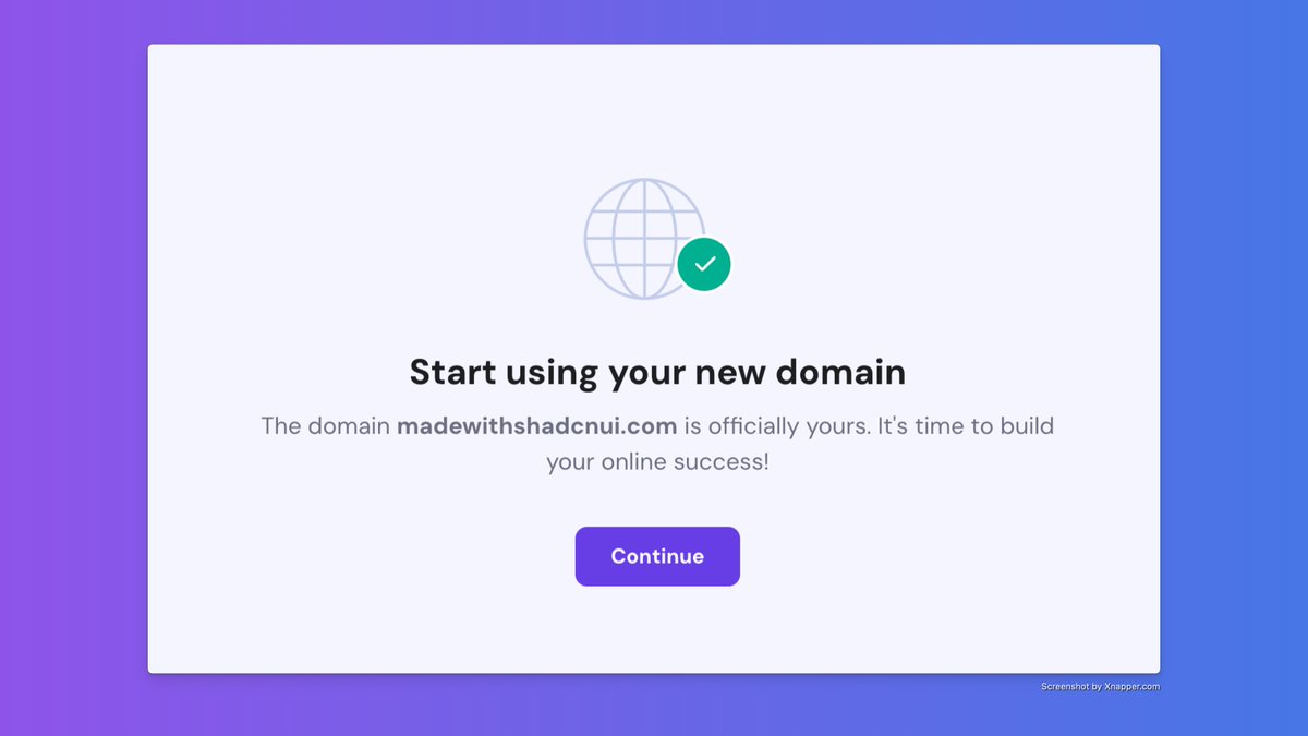 Just bought a new domain 👀
Let’s build the ultimate directory for products built with <a href="/shadcn/">shadcn</a> /ui !

Want your project featured?

👇 Drop a 👊 in the replies and I’ll reach out.

#buildinpublic