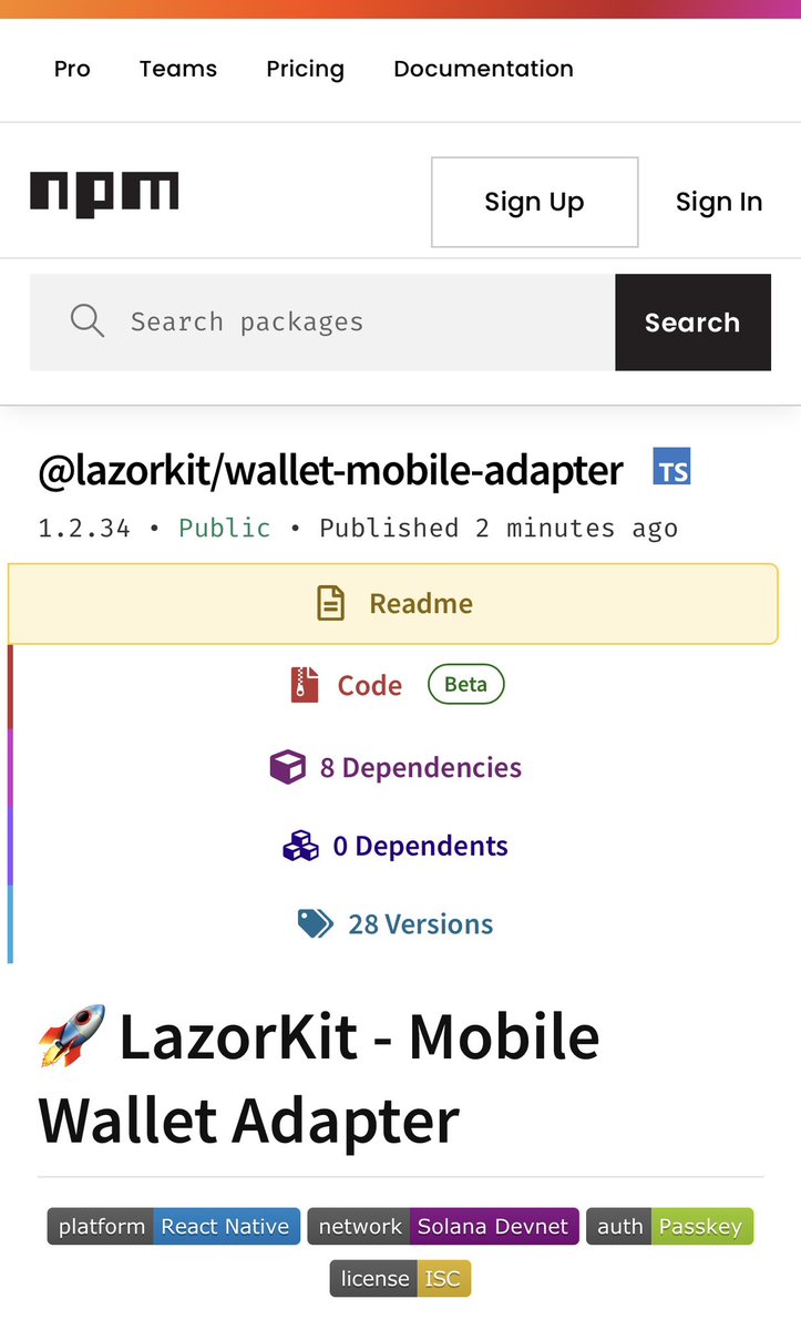 chaukhac_'s tweet image. LazorKit just leveled up: React Native support is here!
Smart-wallets on mobile dapps? Now itβs plug & play with @lazorkit. π₯