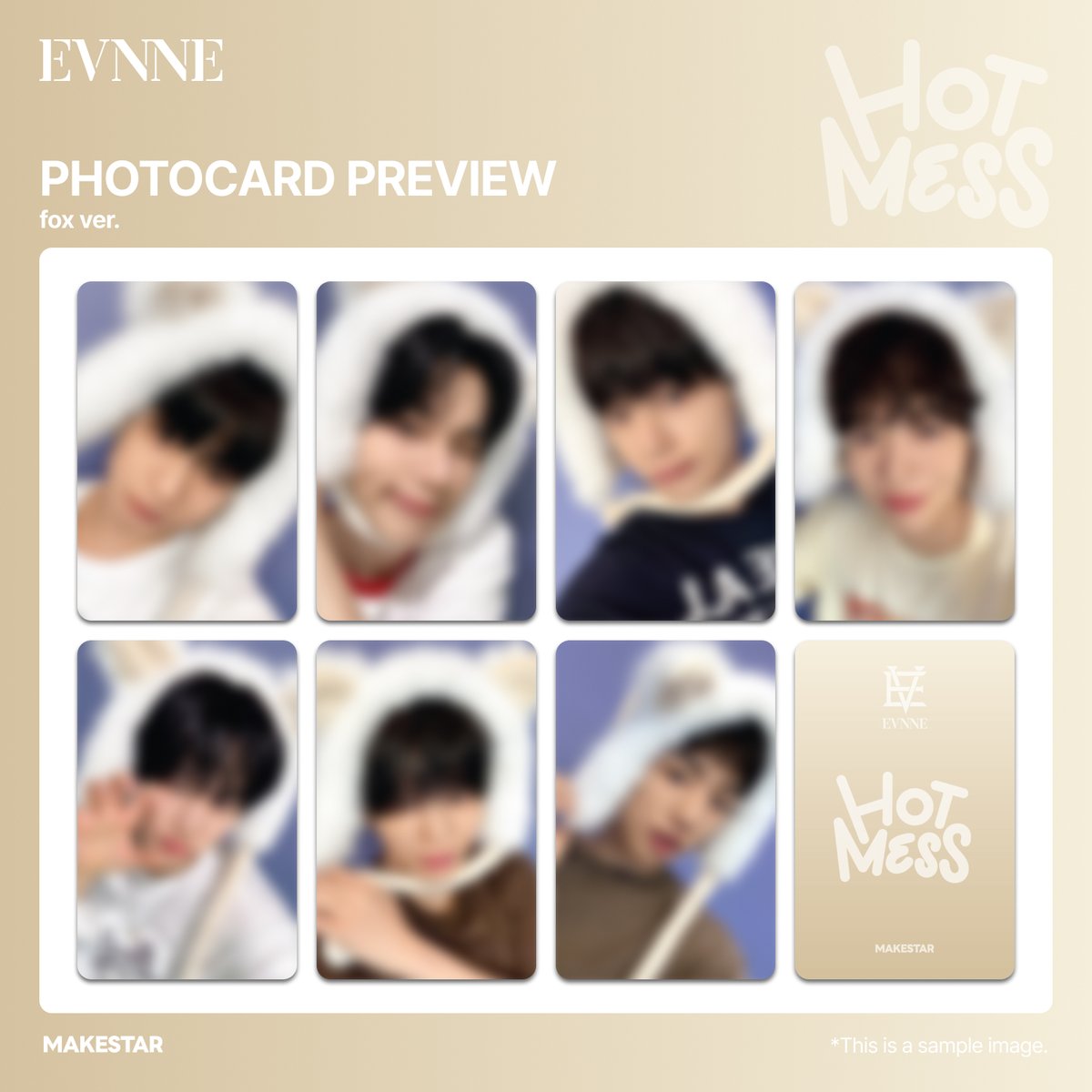 이븐 #EVNNE 4th MINI ALBUM [HOT MESS] (POCAALBUM) LAST MEET&CALL