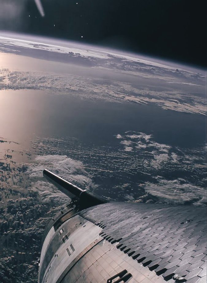 cb_doge's tweet image. Starship in Space 💫