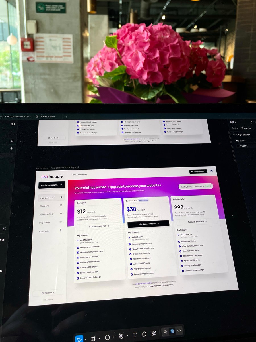 Loopple 2.0 is looking sleek so far 🔥