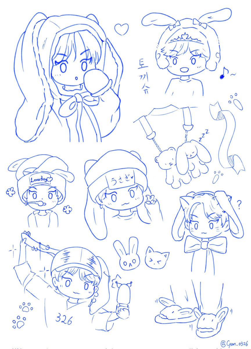 Cyan_0326's tweet photo. 自分で見たいから描いちゃった
今年のうさぎしうちゃん🐰

#시우민 #XIUMIN #シウミン #秀珉 https://t.co/5VF5BxFOdA