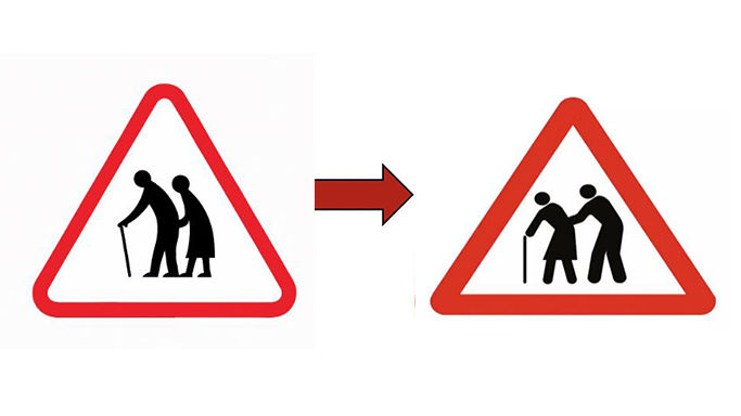 Què us sembla aquesta operació de "llenguatge inclusiu"?
(Diuen que el cost és un milió d'euros.)