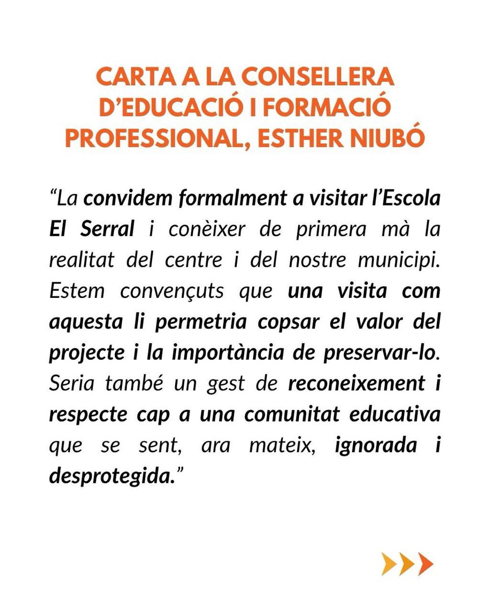 L’Ajuntament de Subirats convida la consellera Esther Niubó a conèixer el mòdul de l’escola el Serral instagram.com/p/DKxeaxxiTua/…