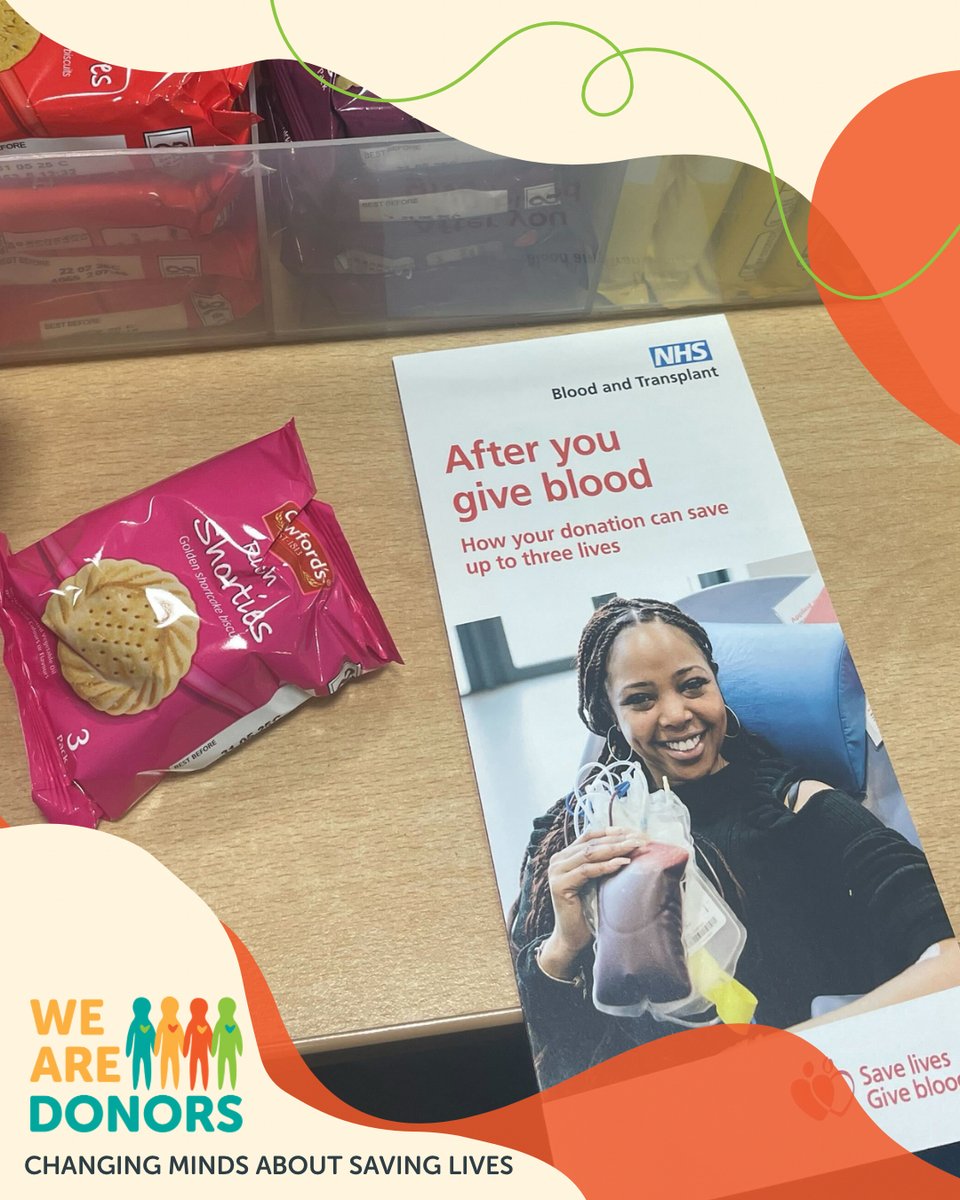 🩸 Never given blood before? Here’s what to expect:
Step 1: Register online at blood.co.uk 
Step 2: Quick health check when you arrive
Step 3: Donation takes just 5–10 minutes
Step 4: Relax with a biscuit 

Be someone’s hero this #NationalBloodWeek ❤️