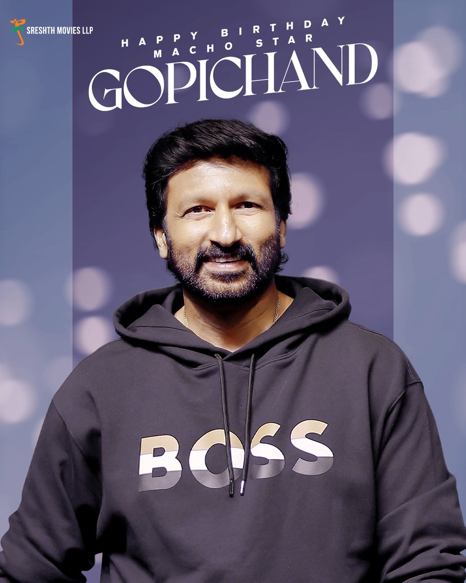 Wishing the ever-inspiring <a href="/YoursGopichand/">Gopichand</a> a fantastic birthday!🎉

May your year be filled with smashing success and stellar performances!✨

#HBDGopichand