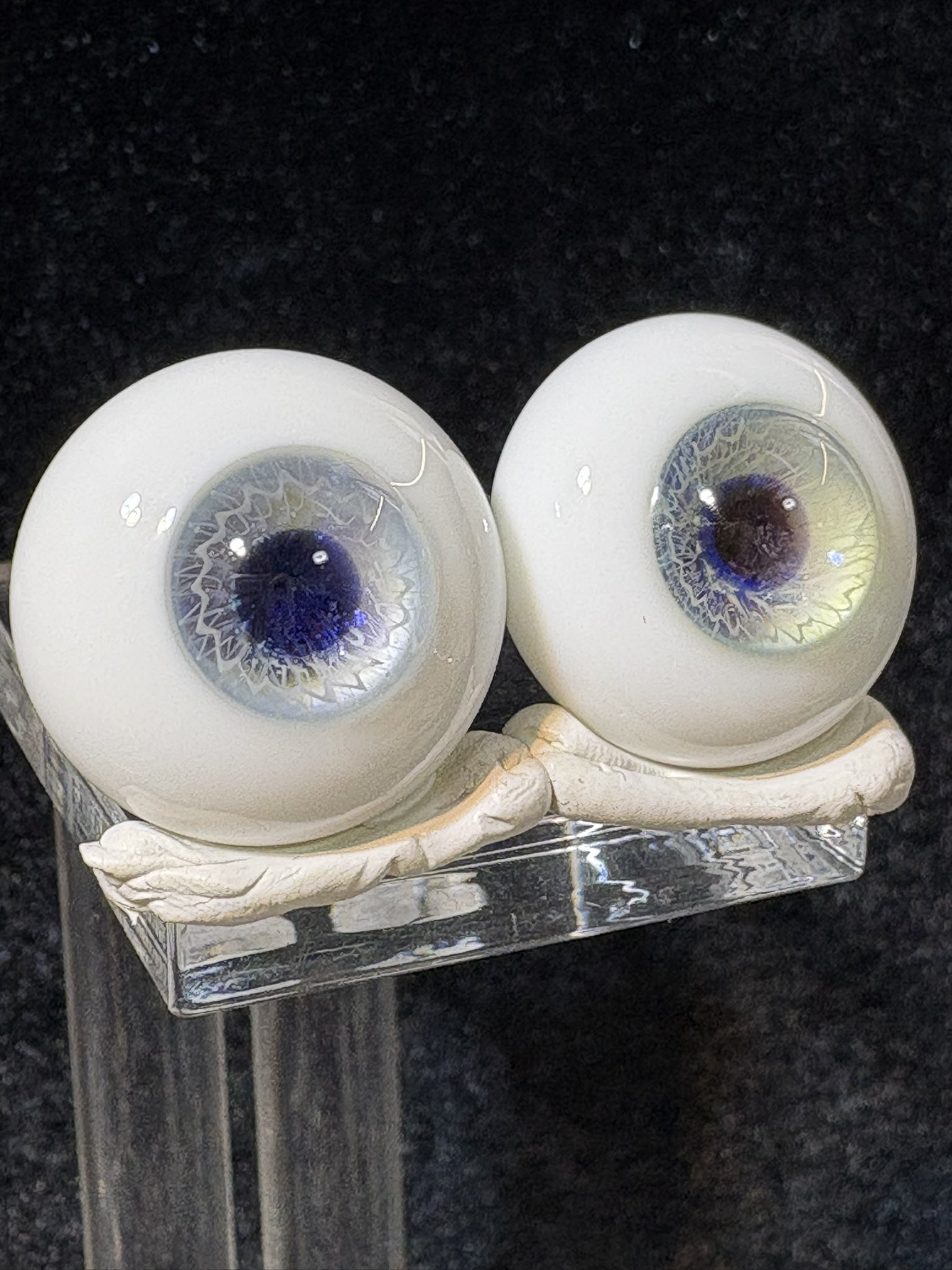 波岡恵子 グラスアイ 14mm 人形 ドールアイ ドール