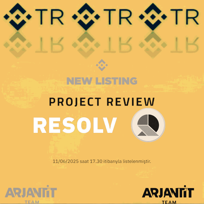 Finansın Newton’u $RESOLV Huzurlarınızda 🔥

#BinanceTR platformunda listelenen projeleri inceleme serilerimiz devam ediyor. <a href="/ResolvLabs/">Resolv Labs</a> 

USR ve RLP token yapısıyla tanışın. Kripto teminatlı, fiat bağımsız, delta-nötr bir finans dünyasına hoş geldiniz.  👇

Stablecoin’leri unut,