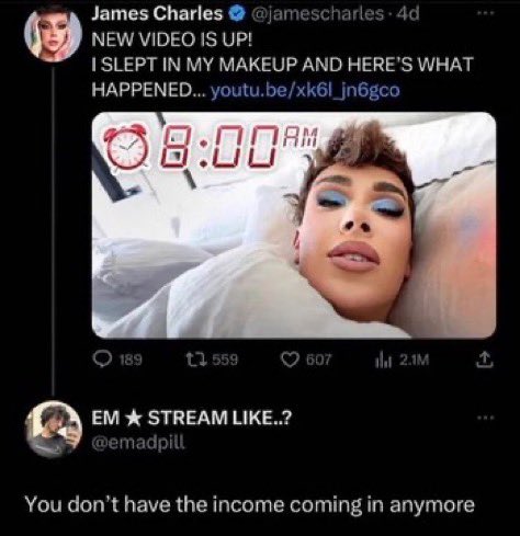 FootballXtraa__'s tweet photo. 13. When James Charles got cooked by fan on X https://t.co/wu5h36juhZ