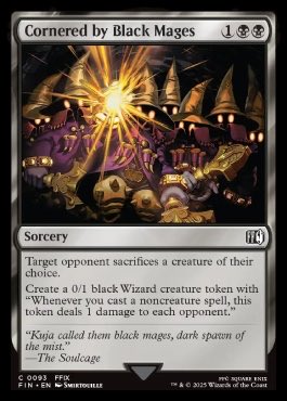 This card is a banger, one of the best commons in the set. Even if it’s just edict + some material to sac/chump with its good, better if you can get some mileage out of the pinging