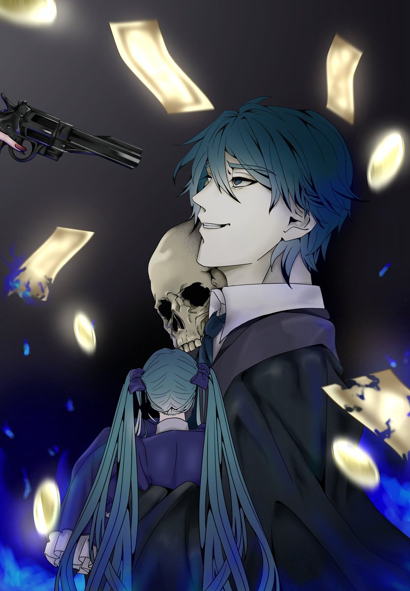 【E.C.983】
悪徳裁判官、ガレリアン=マーロンは冥界の主に言った
「私の財産、貴様なんぞには決して渡さない」

#Evilliouschronicles 
#悪徳のジャッジメント