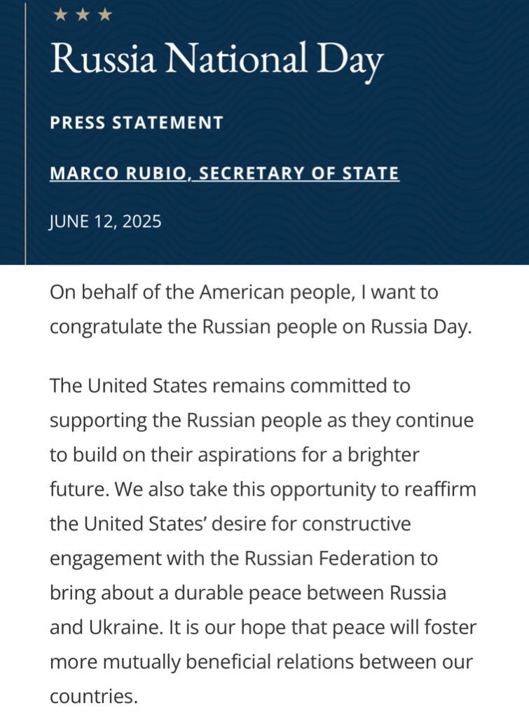 Ukraine Battle Map (@ukraine_map) on Twitter photo <a href="/SecRubio/">Secretary Marco Rubio</a> Terrorist Supporter!
You are congratulating the Russian people while they murder, kidnap, and bomb Ukrainian people for the past 11 years
Have you lost your mind and all your morals? <a href="/SecRubio/">Secretary Marco Rubio</a> Terrorist Supporter!
You are congratulating the Russian people while they murder, kidnap, and bomb Ukrainian people for the past 11 years
Have you lost your mind and all your morals?