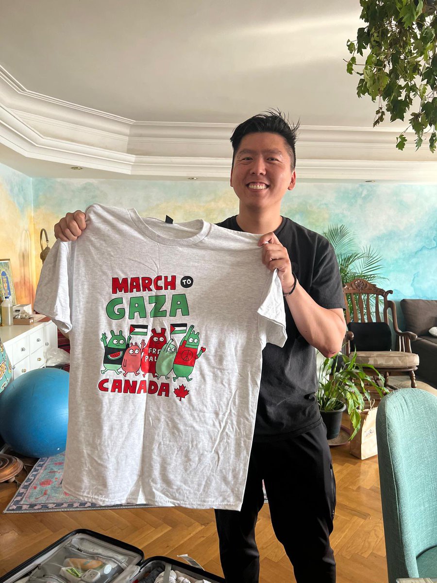 Successfully made it into Cairo, Egypt. There are volunteers and activists from all over the world who are organizing to March to Gaza - to see humanitarian aid enter Gaza for an end to the famine and forced starvation, and to see an end to the ongoing genocide. Free Palestine.