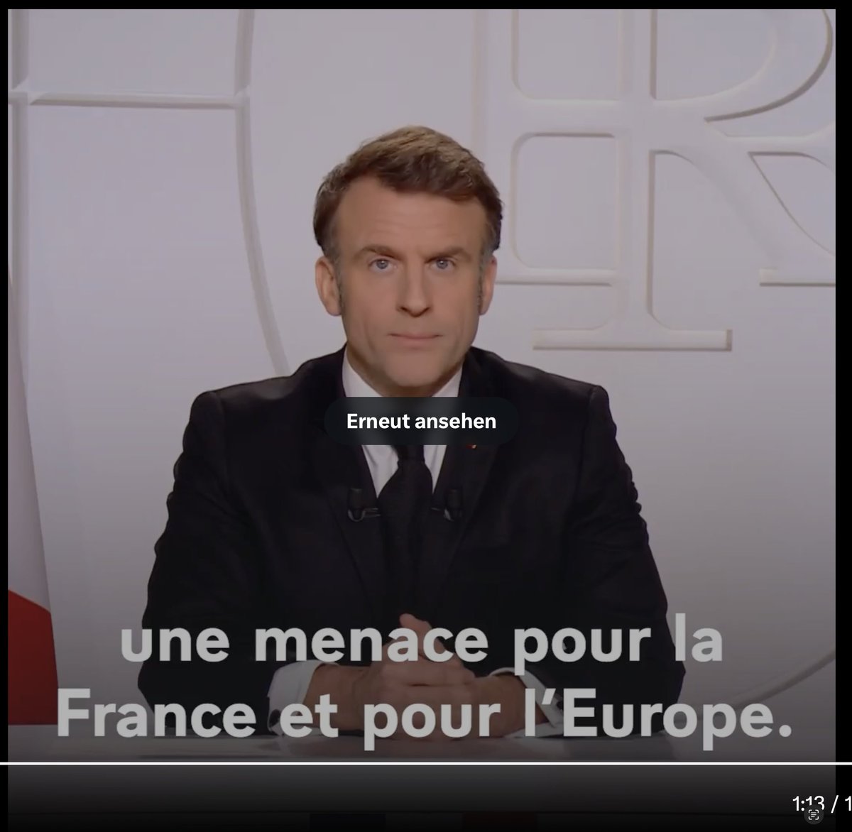 larsfromberlin's tweet photo. Btw: Stegner... #SPDVoodoo
Ukraine noch da dank Waffen. Was er sagt hat mit dem Versuch die Deutungshoheit zu erlangen nichts mehr zutun. Vorbei an der Realität und Fakten.
📺Macron mit Ansprache an die Nation🇫🇷, nicht zu Friedenvorderungen o.ä. Kotau.
https://t.co/V93BimpWxA https://t.co/d82BTBr3G5