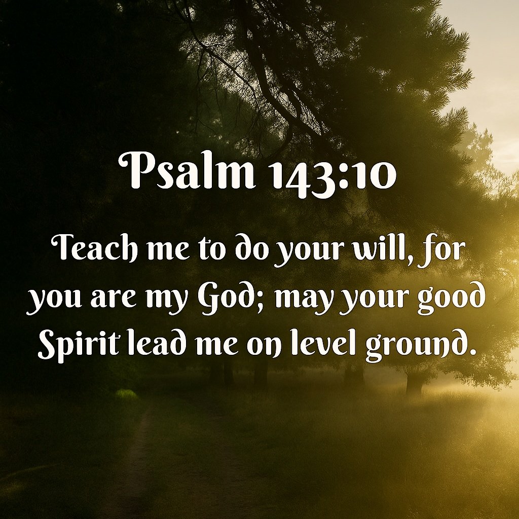 Psalm 143:10
