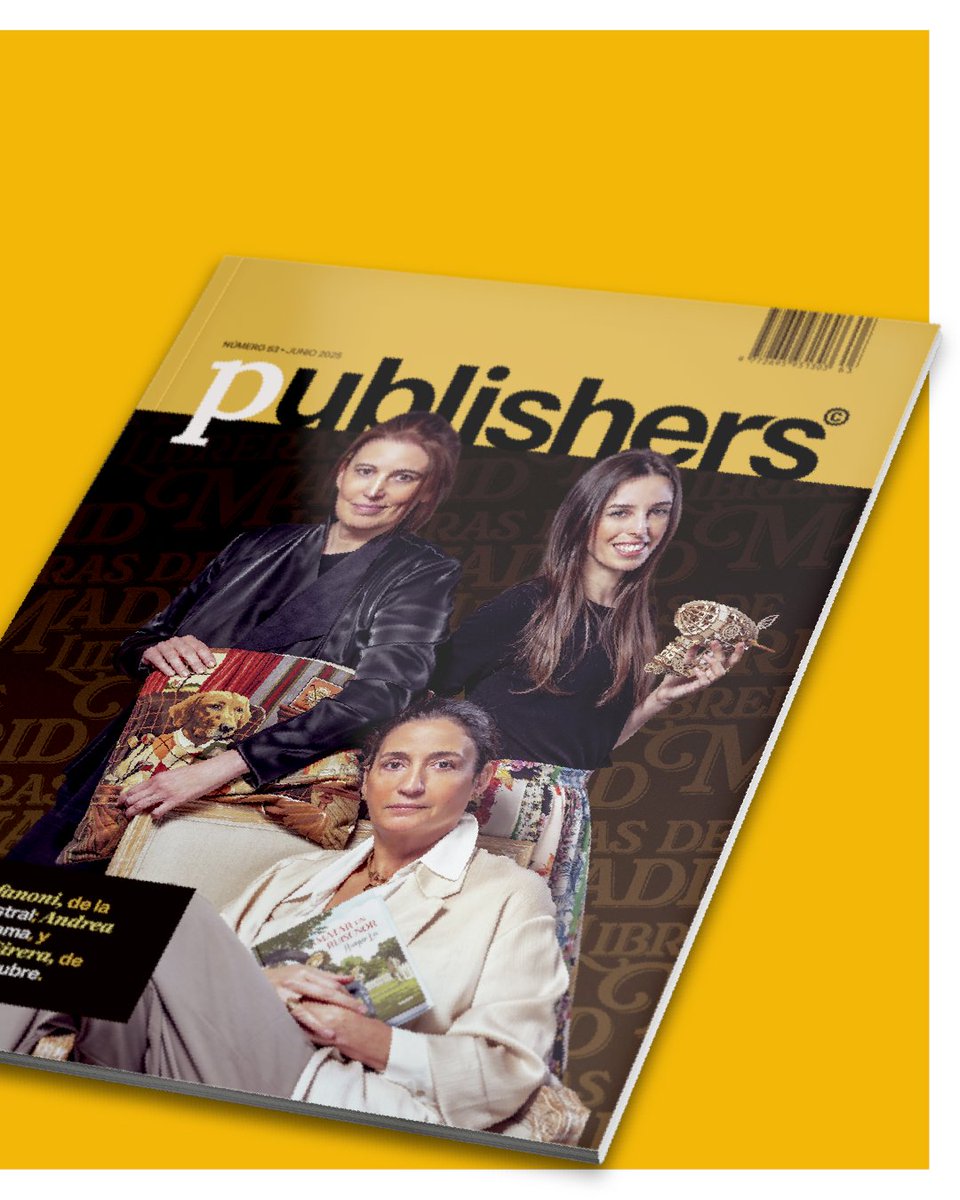 📖 Ya salió el N.º 63 de nuestra revista, con una portada dedicada a tres mujeres que hacen vibrar la literatura desde las librerías de Madrid: Andrea Stefanoni, Andrea Reyes y Laura Riñón Sirera. ¡No te lo pierdas! 💥 

#publishersmag #libros #amoleer #books #lecturainfinita