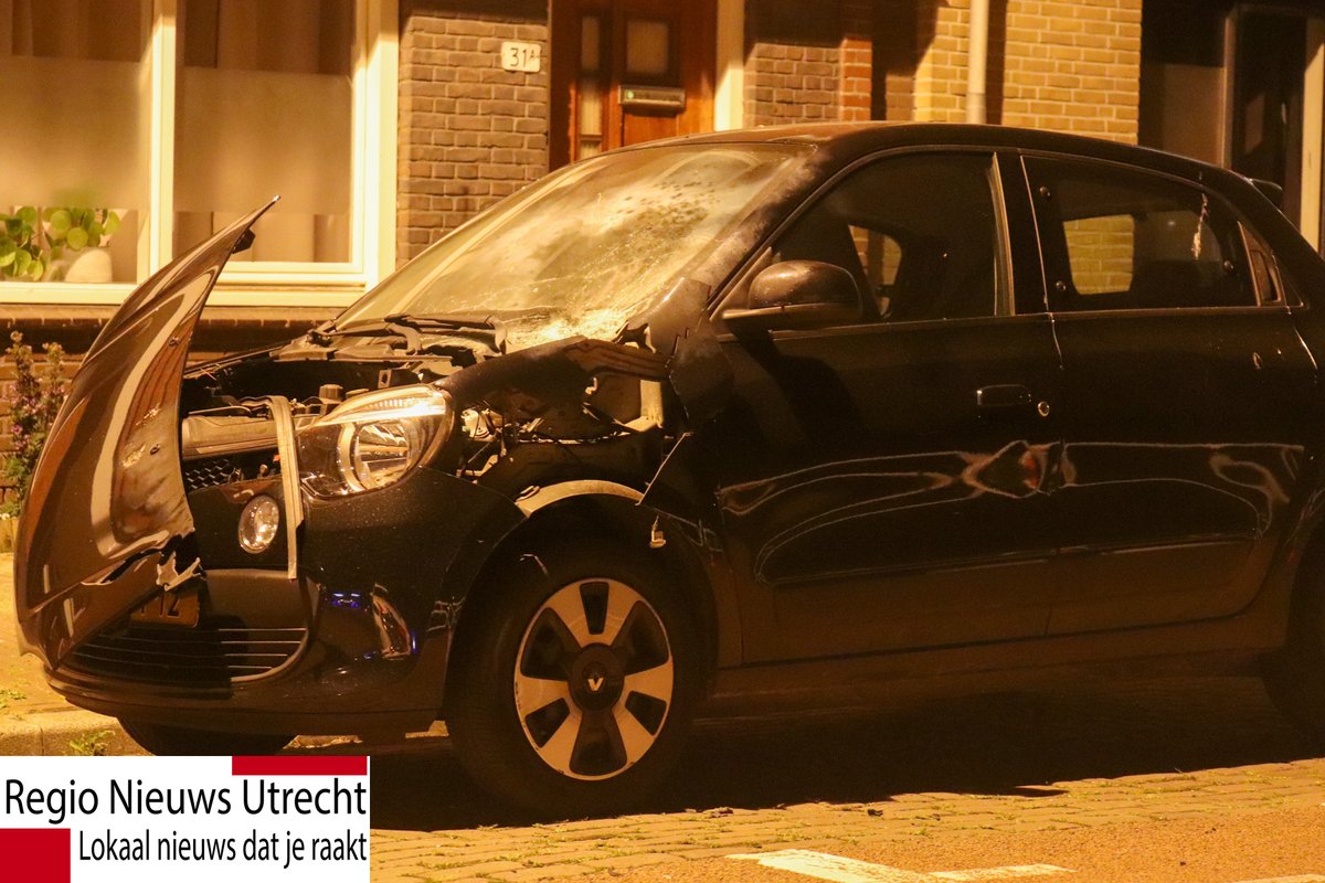 Explosie bij auto op Leidseweg in Utrecht