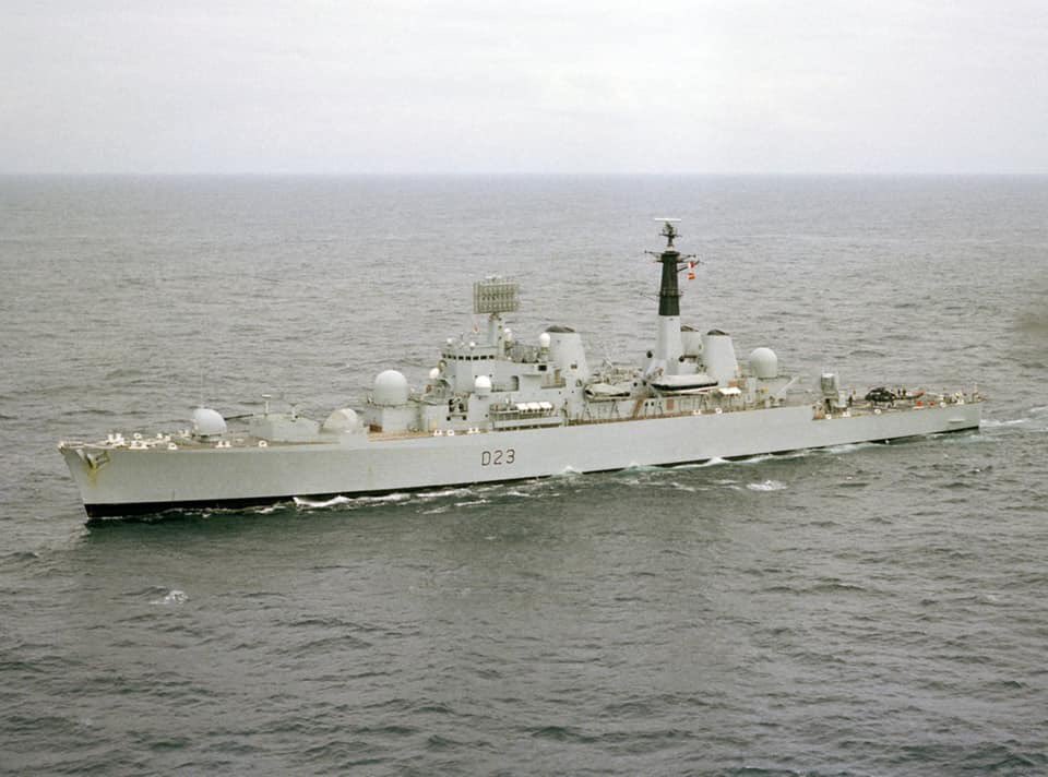 There she was. Gone. She took me to war in 1982. More importantly she brought me safely back. Remembering those not so fortunate. I prefer to remember her looking like this.