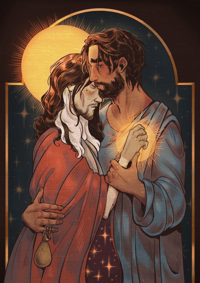 Finally posting my beloved piece #JayvikGiftExchange2025 for <a href="/3nenCgumi14ban/">modernchemical</a>.

I had such a blast with his Jayce Judas and Viktor Jesus prompt!  A butterfly kiss was the only appropiate one for his treason
💔🕊