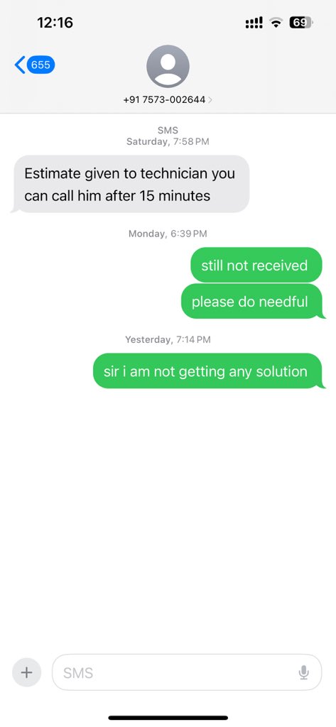 AnkitRatani's tweet photo. @hitachihomeID @Hitachi @samaung @LGIndia @HaierOfficial Extremely Disappointed with hitachi customer service complaints filed pending over 10 days no ASM is responding after calling for more than 5 times pathetic hitachi after sales service @johnsoncontrols https://t.co/gi0JVK3ErE