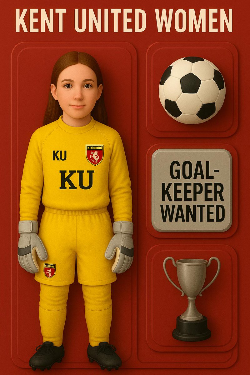 Matt (@mattypwebb) on Twitter photo Newly formed <a href="/kentunitedfc/">Kent United</a> Ladies are looking for a GK for thier new season.
Must have relevant experience as a GK. Specific GK training available by a qualified experienced GK Coach
Please contact Dan on 07807364885 for more information and to express interest Newly formed <a href="/kentunitedfc/">Kent United</a> Ladies are looking for a GK for thier new season.
Must have relevant experience as a GK. Specific GK training available by a qualified experienced GK Coach
Please contact Dan on 07807364885 for more information and to express interest