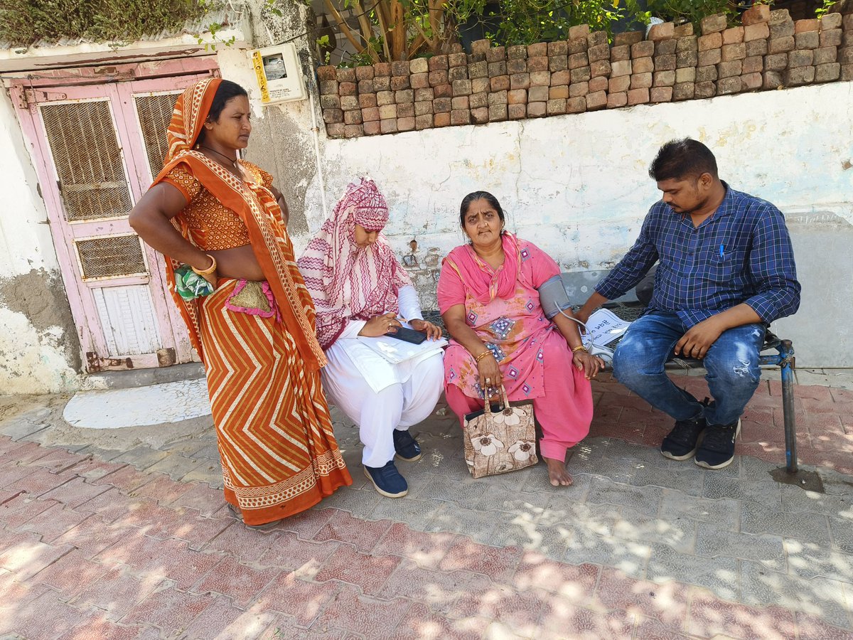 MujpurAAMPat's tweet image. NCD screening camp and hypertension awareness 
AAM - Mujpur