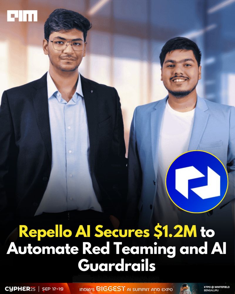 Repello AI (<a href="/RepelloHQ/">Repello AI</a> ), the generative AI security startup founded in 2024, has secured $1.225 million in seed funding to advance its mission of protecting AI systems from emerging threats. Backed by <a href="/venturehighway/">Venture Highway</a>  (now part of General Catalyst), <a href="/piventures/">pi Ventures</a> , <a href="/join_ef/">Entrepreneurs First</a> , and