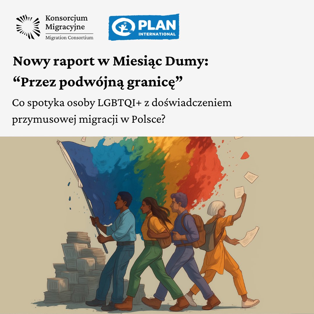 KMigracyjne's tweet image. Osoby uchodźcze LGBTQI+ w Polsce mierzą się z wieloma systemowymi i prawnymi przeszkodami oraz nadużyciami – tak wynika z najnowszego badania Konsorcjum Migracyjnego, przygotowanego we współpracy z Plan International Poland.
➡️ Raport dostępny jest tutaj: konsorcjum.org.pl/crossing-doubl…