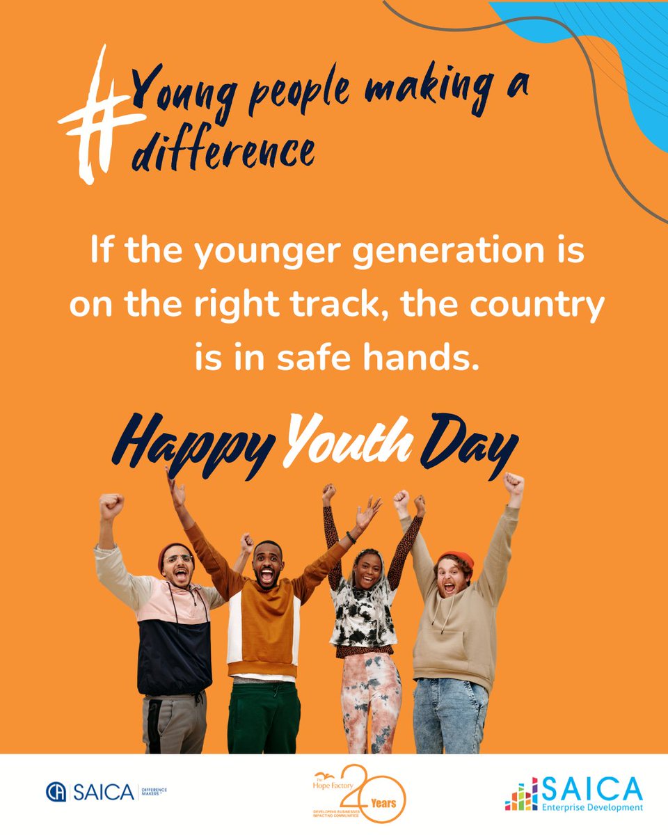 Happy Youth Day, Young Difference Makers. The future belongs to you!