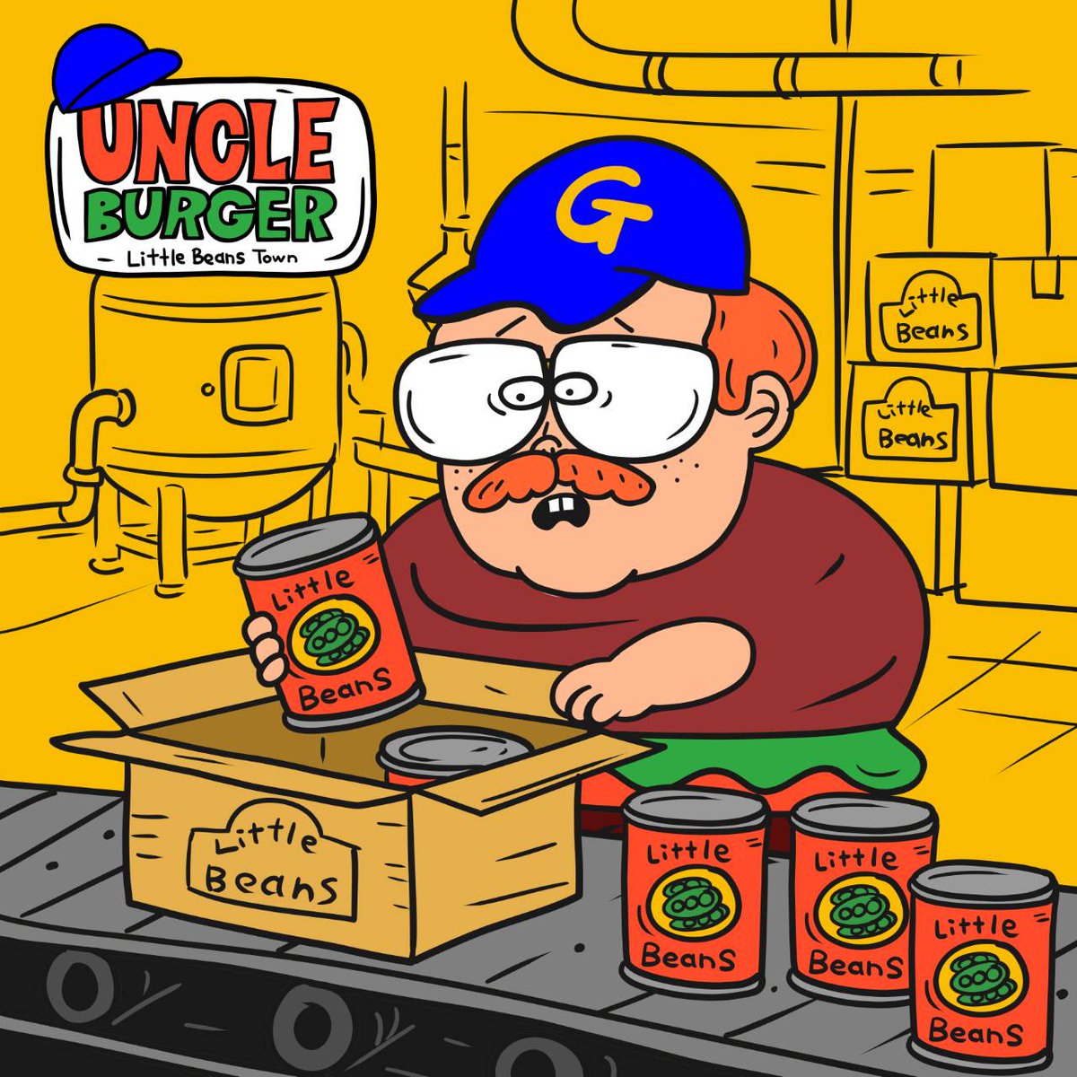 Urata Spancall (@uspancall) on Twitter photo 【UNCLE BURGER LIFE🍔】
ハンバーガーの男は、黙々と働く。
愛を持って缶詰を詰める。
--------------------------
※UNCLE BURGERただいまソフビ化進行中!!
#アンクルバーガー
#ソフビキャラ
#ソフビ製作中
#sofvi 【UNCLE BURGER LIFE🍔】
ハンバーガーの男は、黙々と働く。
愛を持って缶詰を詰める。
--------------------------
※UNCLE BURGERただいまソフビ化進行中!!
#アンクルバーガー
#ソフビキャラ
#ソフビ製作中
#sofvi