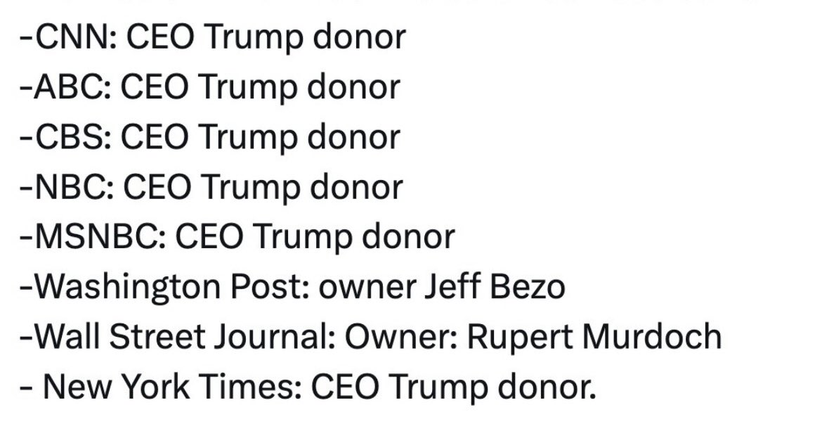 Michell33650674's tweet photo. This is why our mainstream media covers for Trump. https://t.co/1DIUgdkltV
