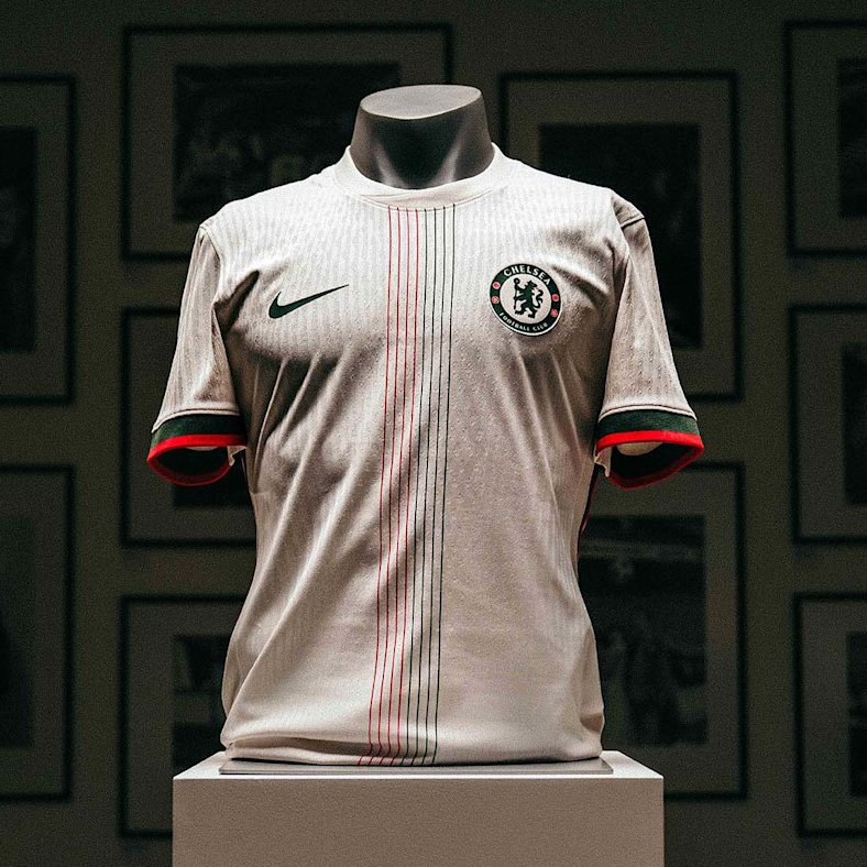 OFFICIAL: The 2025/26 #Chelsea away shirt.