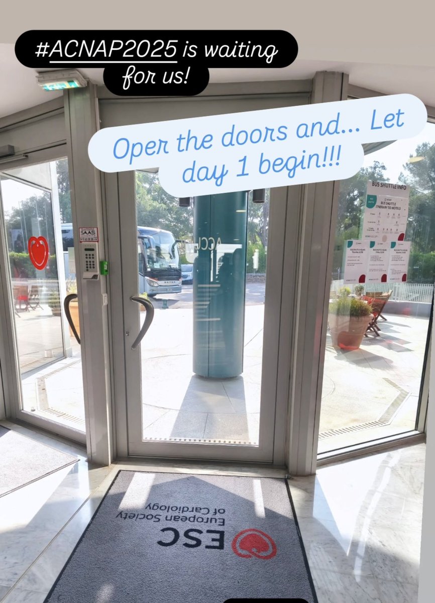 Eleni Kletsiou (@elenikle) on Twitter photo #ACNAP2025 is waiting!
Open the doors and let day one begin!
<a href="/ACNAPPresident/">ACNAPPresident</a> <a href="/alikikala/">Maria Kalabaliki</a> <a href="/cvnurselin/">Lynne Hinterbuchner</a> <a href="/J_Hendriks1/">Jeroen Hendriks</a> <a href="/m4ggiesimpson/">Maggie Simpson</a> <a href="/NormaCaples/">norma caples</a> <a href="/catherinemross/">Prof Catherine Ross</a> <a href="/escardio/">European Society of Cardiology</a> #ACNAP2025 is waiting!
Open the doors and let day one begin!
<a href="/ACNAPPresident/">ACNAPPresident</a> <a href="/alikikala/">Maria Kalabaliki</a> <a href="/cvnurselin/">Lynne Hinterbuchner</a> <a href="/J_Hendriks1/">Jeroen Hendriks</a> <a href="/m4ggiesimpson/">Maggie Simpson</a> <a href="/NormaCaples/">norma caples</a> <a href="/catherinemross/">Prof Catherine Ross</a> <a href="/escardio/">European Society of Cardiology</a>