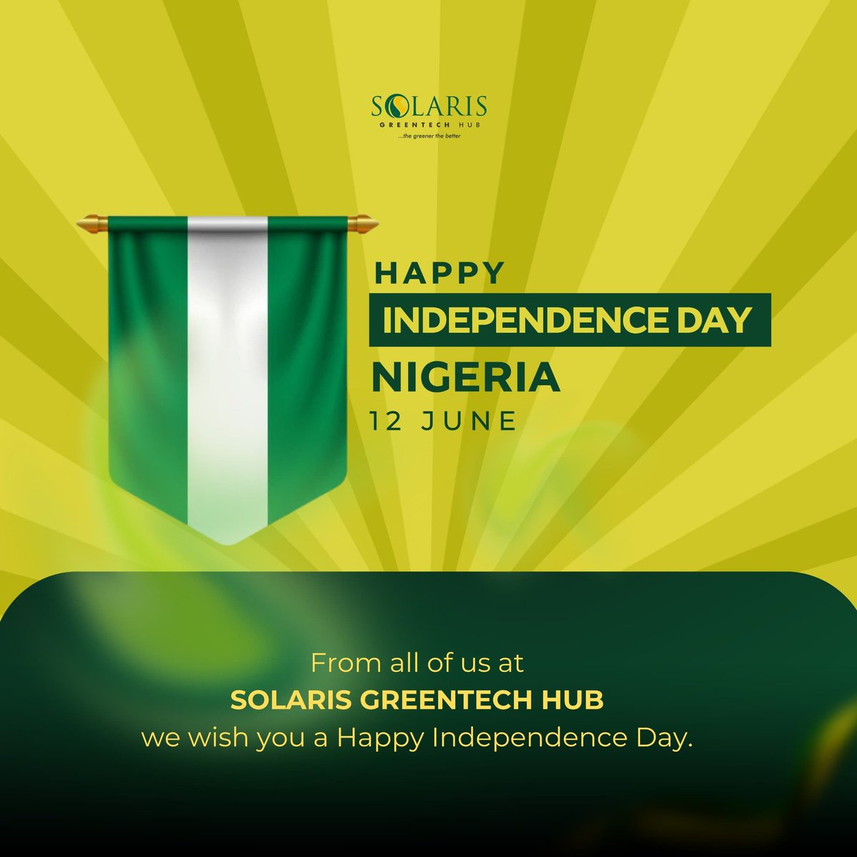 Happy Democracy Day 🫡
From Solaris greentech hub ⚡
There's Hope &amp; Light 💡

#Democracy #TrendingNow