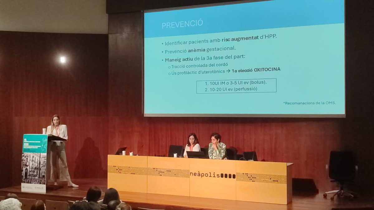 Hospital Universitari Joan XXIII (@hjoan23) on Twitter photo 🏆Premi a la millor comunicació per Glòria Gual, R3 de Ginecologia i Obstetrícia de l'<a href="/hjoan23/">Hospital Universitari Joan XXIII</a> ,a la XL Reunió de Ginecòlegs i Obstetres i la XVII Reunió de Llevadores i Infermeres de les Comarques Catalanes🟣🤰pel treball sobre maneig de l’hemorràgia postpart. 👏
#Ginecologia 🏆Premi a la millor comunicació per Glòria Gual, R3 de Ginecologia i Obstetrícia de l'<a href="/hjoan23/">Hospital Universitari Joan XXIII</a> ,a la XL Reunió de Ginecòlegs i Obstetres i la XVII Reunió de Llevadores i Infermeres de les Comarques Catalanes🟣🤰pel treball sobre maneig de l’hemorràgia postpart. 👏
#Ginecologia