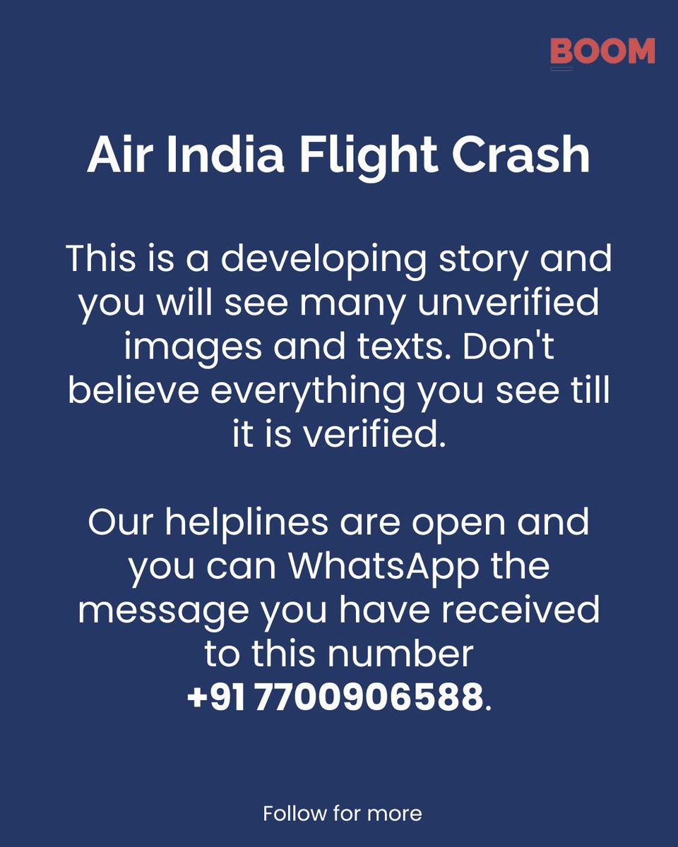 BOOM Live tweet media