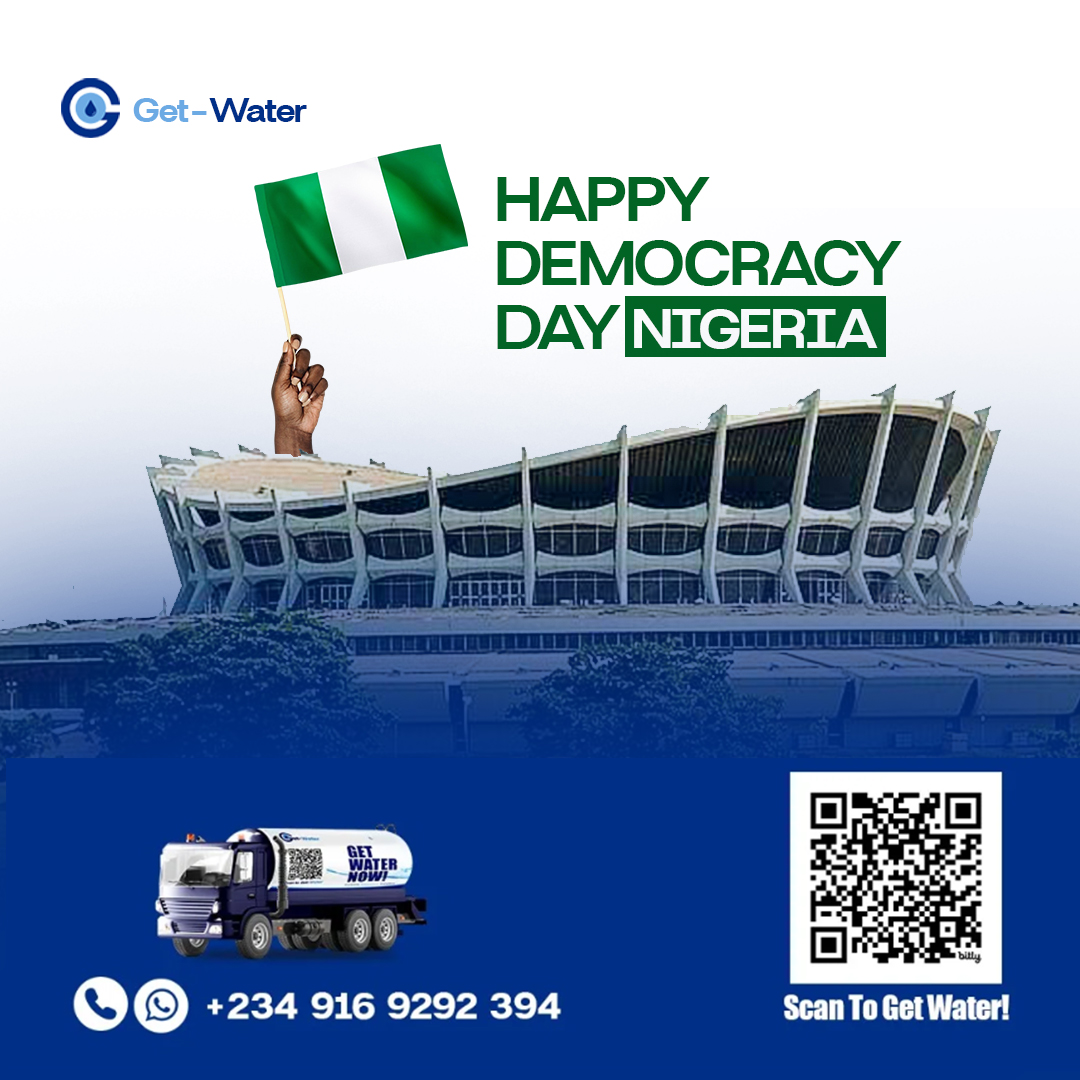 getwaterng's tweet photo. Today, we raise our flag high in honour of the strength, unity, and progress that define Nigeria.
At Get-Water, we stand with every Nigerian in celebrating the spirit of democracy and the hope it brings.
Happy Democracy Day, Nigeria! 🇳🇬
#DemocracyDay #GetWaterNow https://t.co/iQnzFvu338