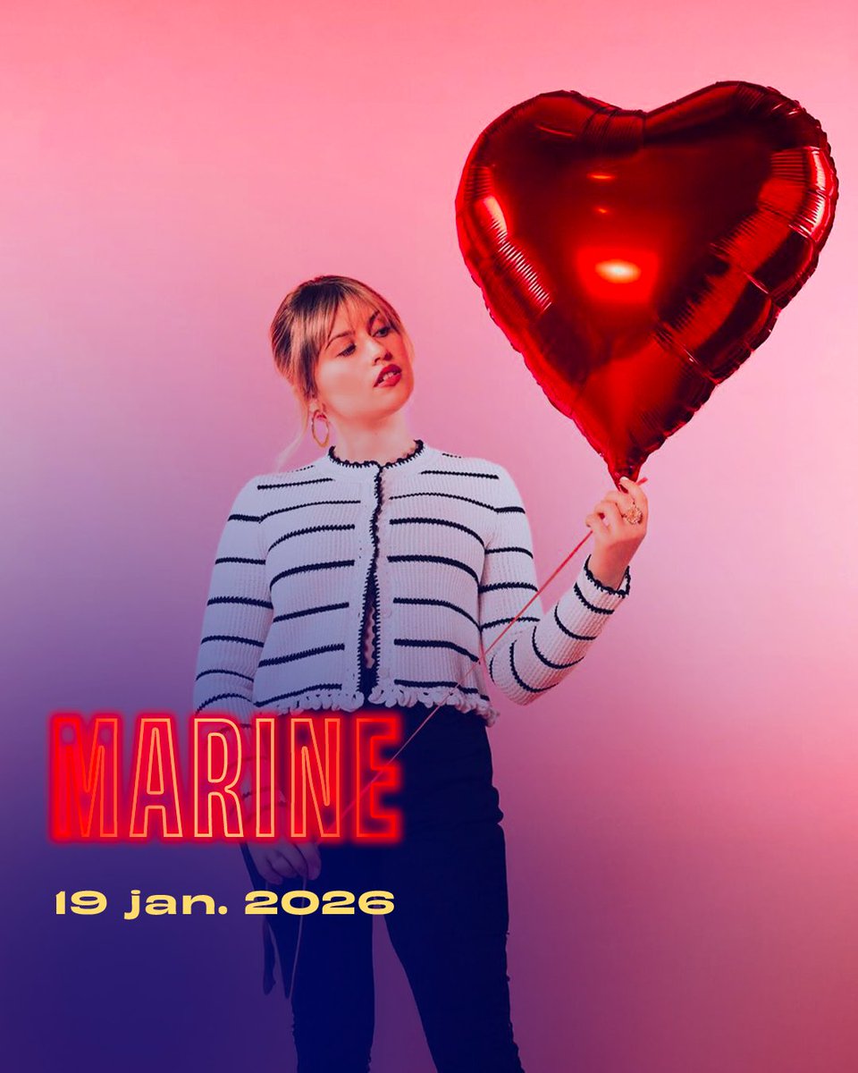 Un 1er album le 27 juin, une tournée à partir du 30 novembre et un Olympia le 19 janvier : vous avez bien mis toutes ces dates dans vos agendas ? 🔥

 🎟 Prévente exclusive le 13/06 à 12h ➡️ tinyurl.com/marine-olympia