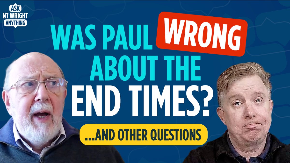 Premier Unbelievable? (@unbelievablefe) on Twitter photo When will Jesus return? <a href="/profntwright/">Tom Wright</a> & <a href="/mbird12/">Michael F. Bird</a> dive deep into faith, politics, and Paul’s view of God’s timing - plus what it means to follow Jesus in a divided world.
premierunbelievable.com/ask-nt-wright-… When will Jesus return? <a href="/profntwright/">Tom Wright</a> & <a href="/mbird12/">Michael F. Bird</a> dive deep into faith, politics, and Paul’s view of God’s timing - plus what it means to follow Jesus in a divided world.
premierunbelievable.com/ask-nt-wright-…