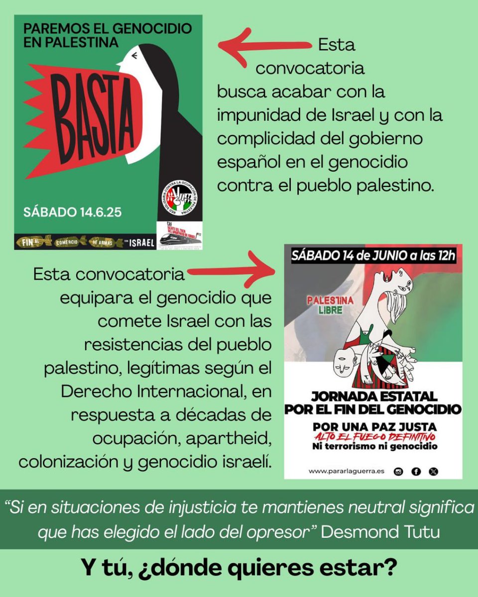La Red Solidaria contra la Ocupación de Palestina advierte de la reiterada contraprogramación a sus actos que hace Recortes Cero-UCE y su plataforma tapadera 'parar la guerra'. Convocan siempre el mismo día para confundir, parasitar y descafeinar la causa palestina.
