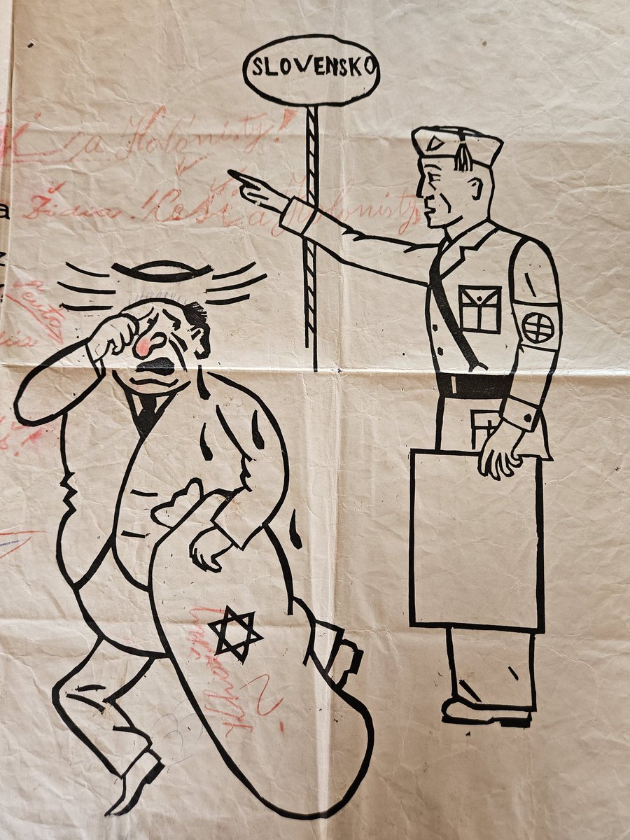 Oficiálne Slovensko, pravdepodobne rok 1939. Výrez z plagátu "Kresťania, Slováci! Svoj k svojmu". Na objasnenie programu HSĽS, synergickej spoločenskej dohody medzi režimom a relevantnou časťou populácie, netreba slová. Celý plagát v pripravovanej knihe.