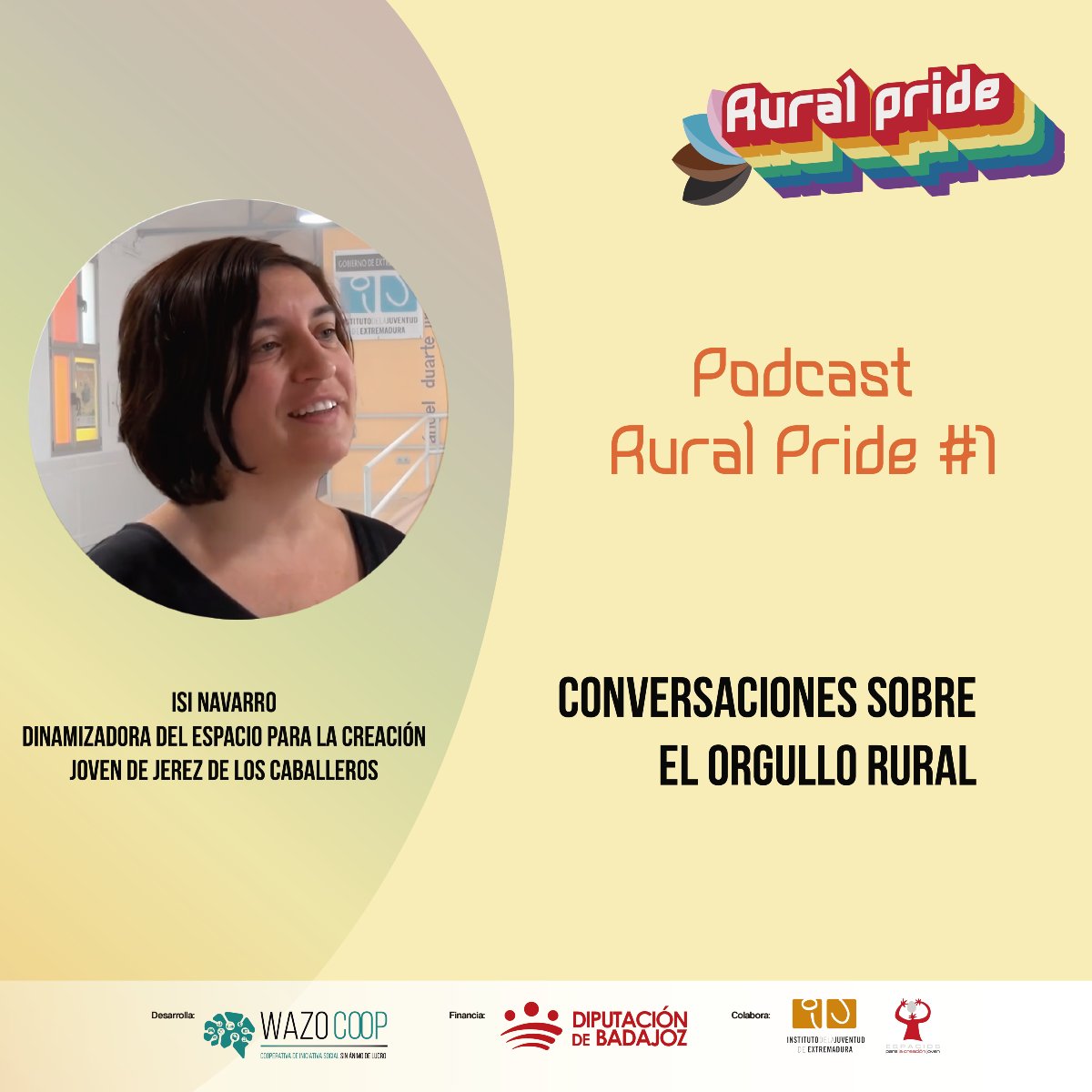 🎙️✨ ¡Ya está aquí el Rural Pride Podcast 2024! 🌾🏳️‍🌈

🌍💬 si Navarro, Dinamizadora del ECJ Jerez de los Caballeros , comparte su experiencia sobre cómo los recursos juveniles pueden fomentar la integración en zonas rurales.

🎧 Escúchalo ahora aquí: f.mtr.cool/oloytpxyoj